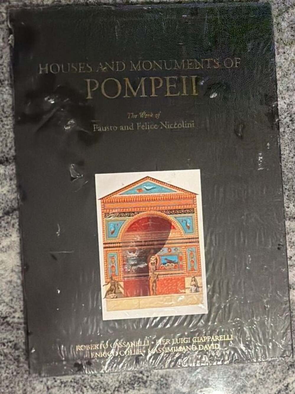 Houses And Monuments Of Pompeii Hardcover Book